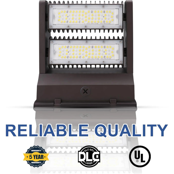 TANLITE 120W Rotatable Led Wall Pack Light-15,600 Lumens-250W Metal Halide Equivalent-5000K TANLITE