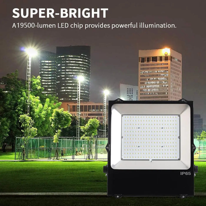 150W LED Flood Light-IP65 Waterproof 5000K Daylight 21000lm-350W-450W MH/HPS Equivalent-Outdoor Security Floodlight-ETL DLC Listed TANLITE