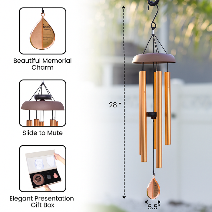 28” Rose Gold with Gift Box – Whispering Hearts™ Collection