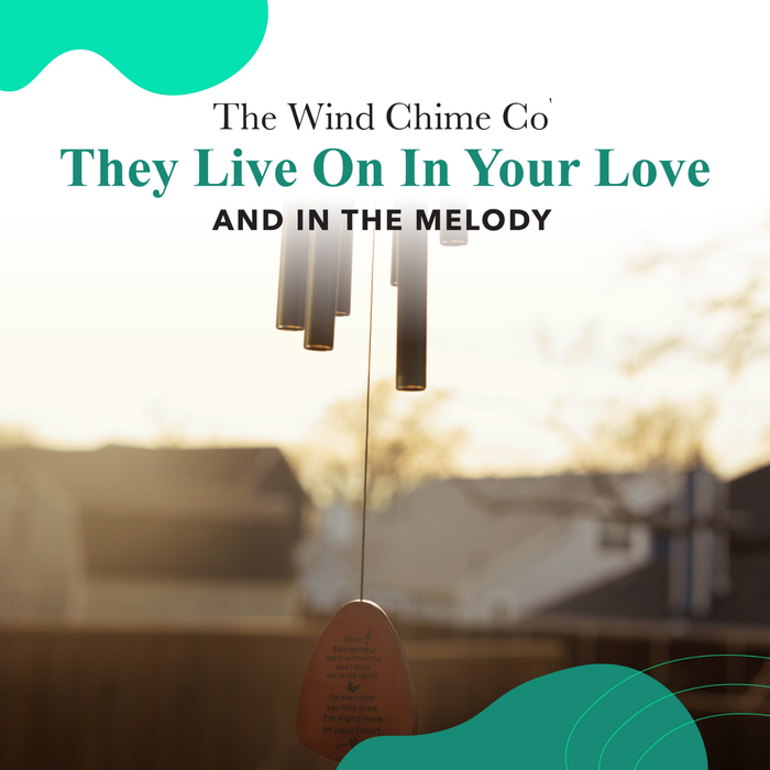 32" Memorial Wind Chimes - Sympathy Gift