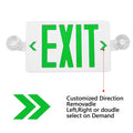 TANLITE Led Red/Green LED Exit Sign, UL-Listed Emergency Light - Dual LED Lamp ABS Fire Resistance TANLITE
