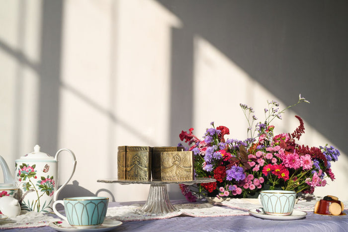 A Piece of Cake Burnished Brass Slice Candle