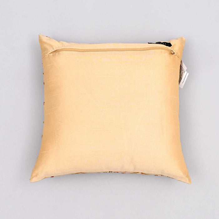 Aari Stitch Embroidered Pillow Cover