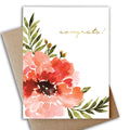 ABIGAIL JAYNE DESIGN | Anemone Congrats Greeting Card
