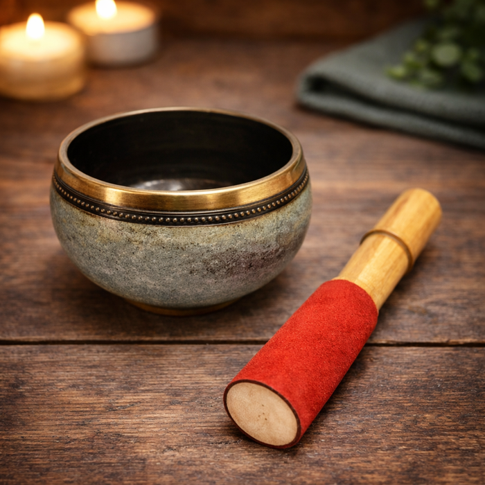 Aluminium Singing Bowl for Meditation & Sound Healing