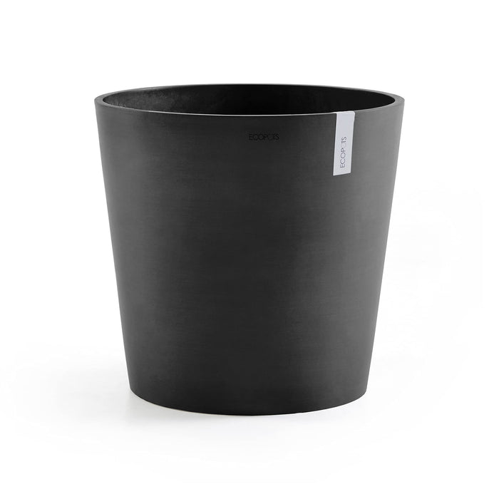 Amsterdam Small Round Planter - 19.8 in x 19.8 in x 17.3 in - Dark Grey - Dark Grey,19.75 in x 19.75 in x 17.25 in,Planter Only