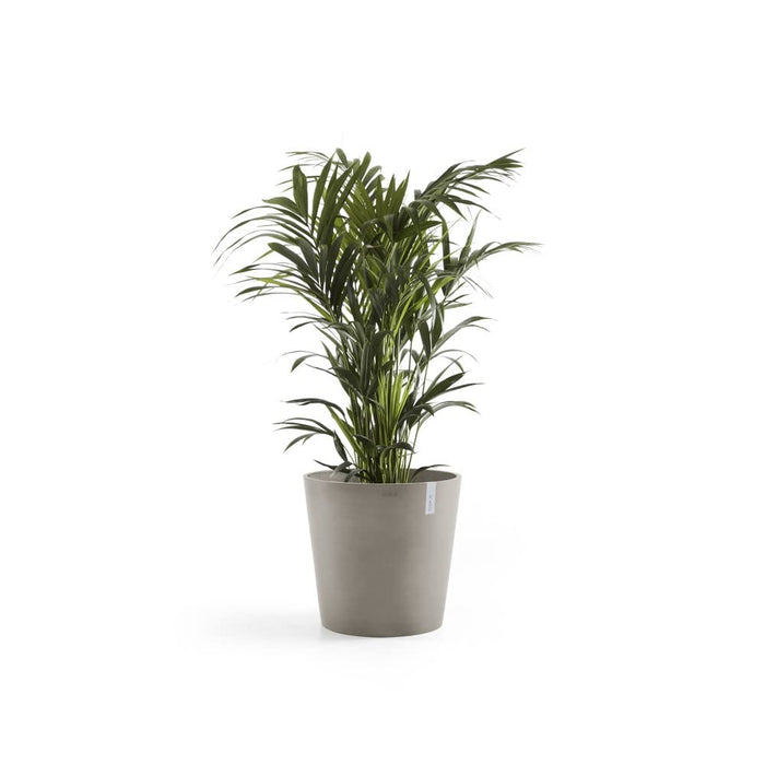Amsterdam Small Round Planter - 19.8 in x 19.8 in x 17.3 in - Taupe - Taupe,19.75 in x 19.75 in x 17.25 in,Planter Only