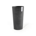 Amsterdam Mid High Medium Tall Round Planter - 13.5 in x 13.5 in x 26 in - Dark Grey - Dark Grey,13.5 in x 13.5 in x 26 in,Planter Only
