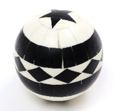Artistic Resin Star Design Decorative Sphere Showpiece