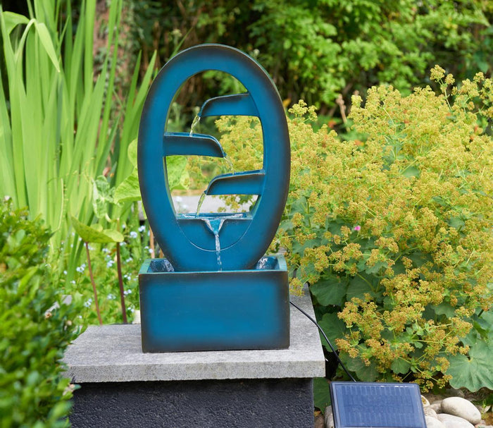 Azure Falls Cascade Solar Water Feature