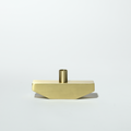 Balancing Act Burnished Brass Taper Candle Holder