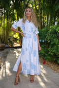 Bali Dress 2DDK Bouquet Blue