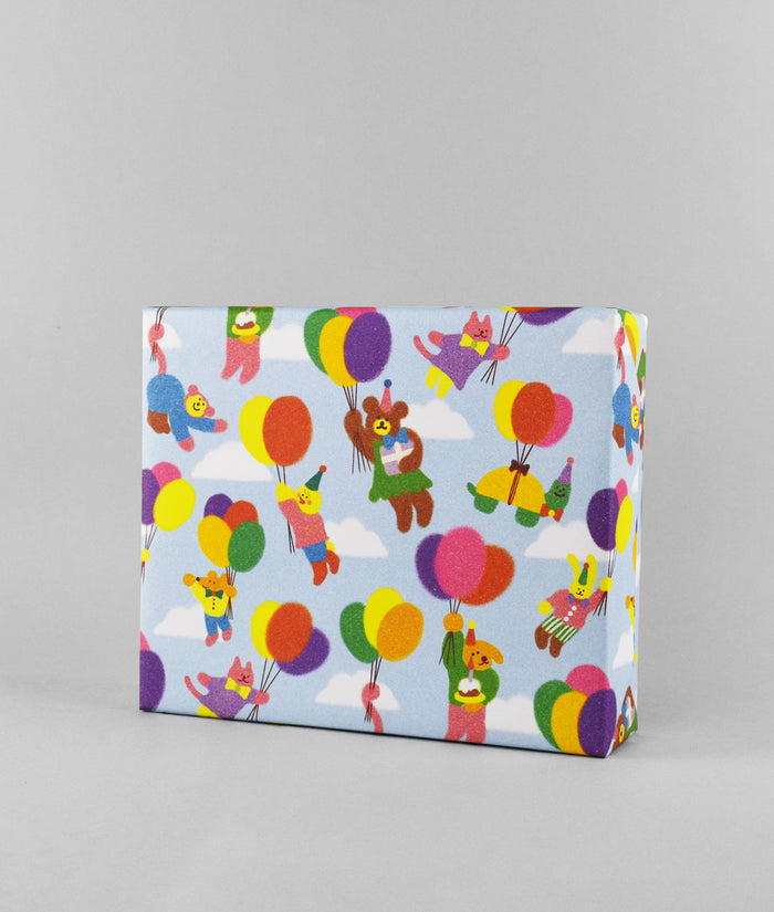 Balloon Birthday Kids Wrapping Paper