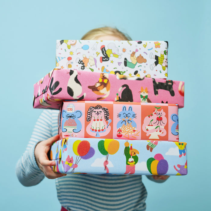 Balloon Birthday Kids Wrapping Paper