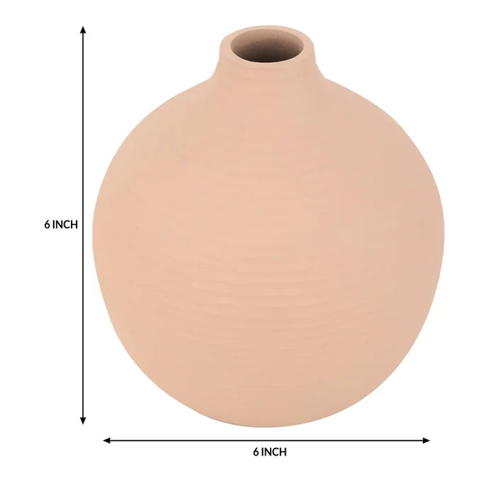 Bella Enamel Flower Vase | Modern Botanical Charm in Peach, Blue & Pistachio
