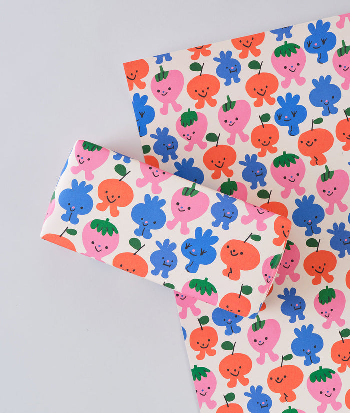 Birthday Fruits Kids Wrapping Paper