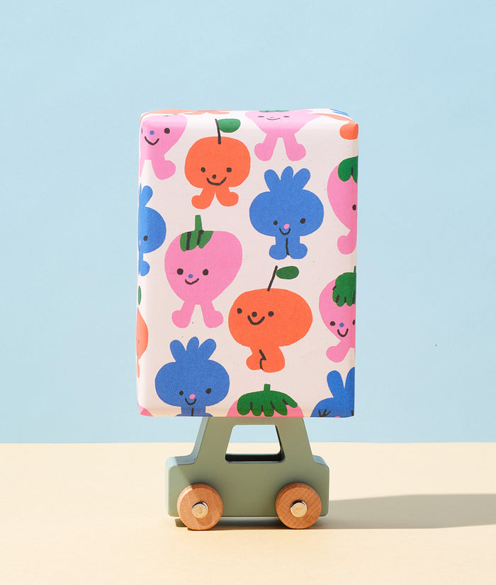 Birthday Fruits Kids Wrapping Paper