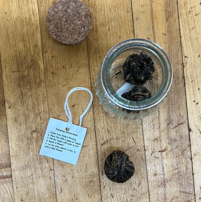 Blooming Flower Tea Ball Camella Rose