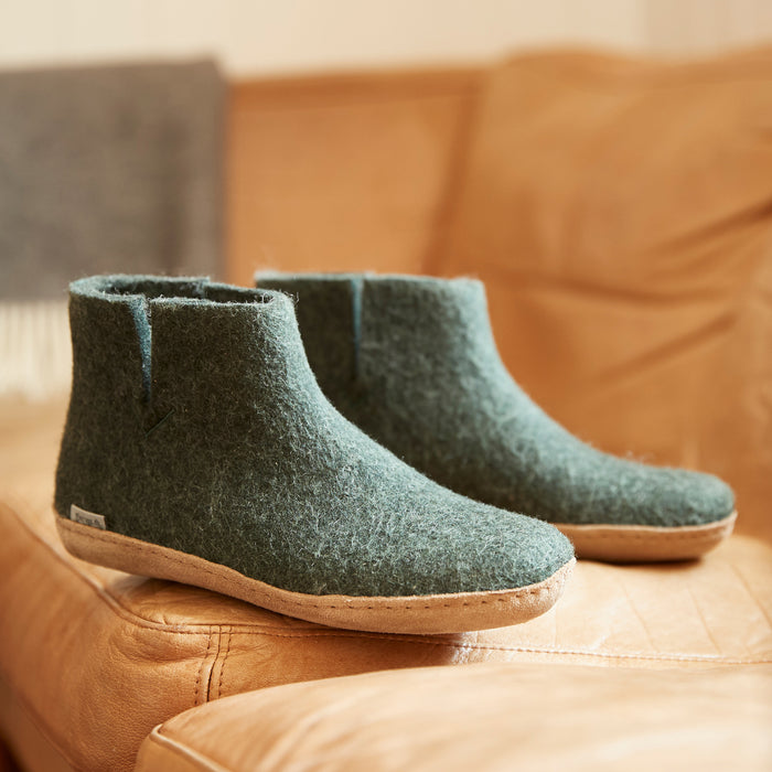 glerups Boot with leather sole Boot with leather sole Forest