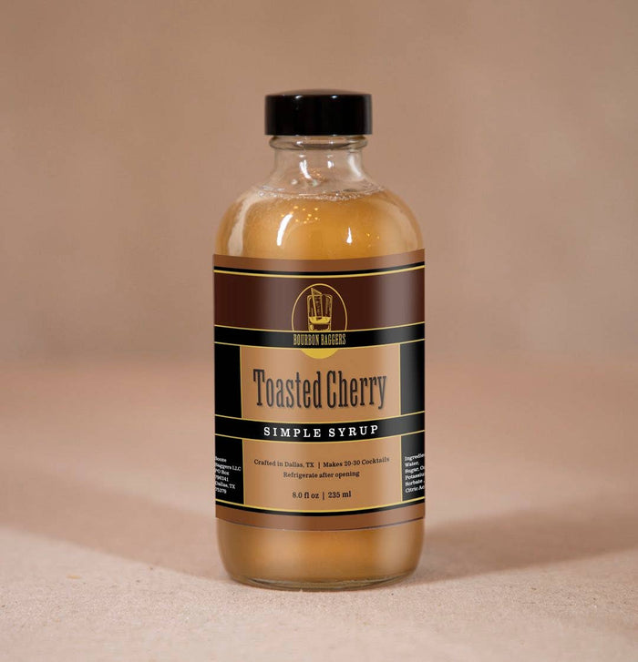 Bourbon Baggers Toasted Cherrywood Simple Syrup