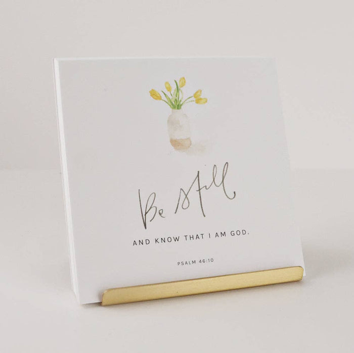 Brass card holder