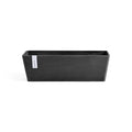 Bruges Large Rectangle Planter - 31.5 in x 8 in x 8 in - Dark Grey - Dark Grey,31.5 in x 8 in x 8 in