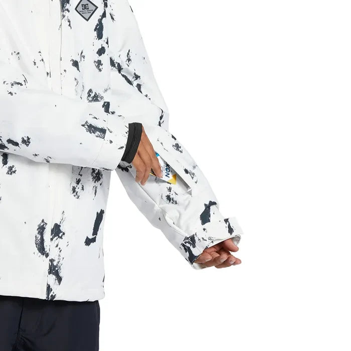 Campera Dc Snow Basis Print Blanco - Indy