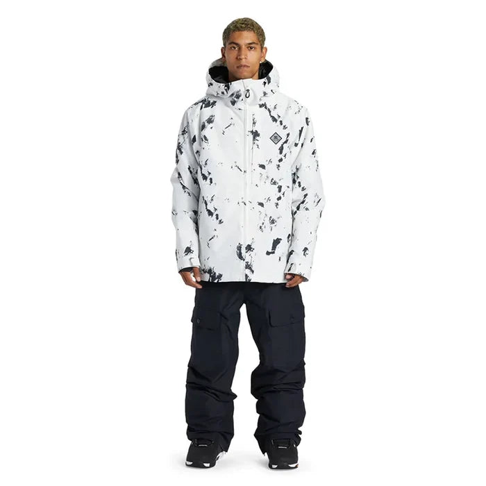 Campera Dc Snow Basis Print Blanco - Indy