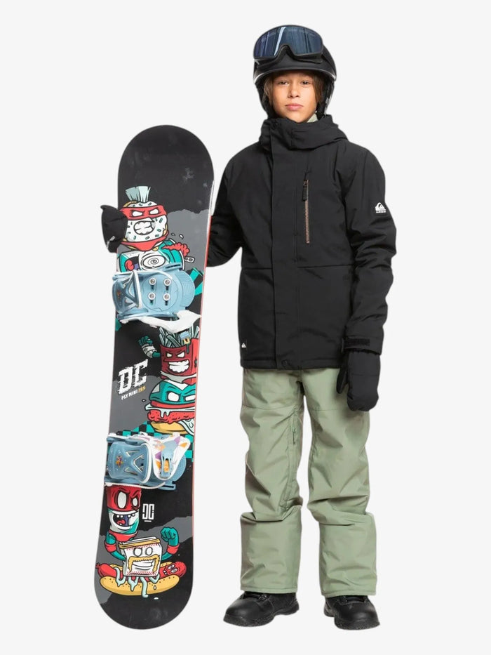 Campera Niño Quiksilver Snow Mission Solid Negro