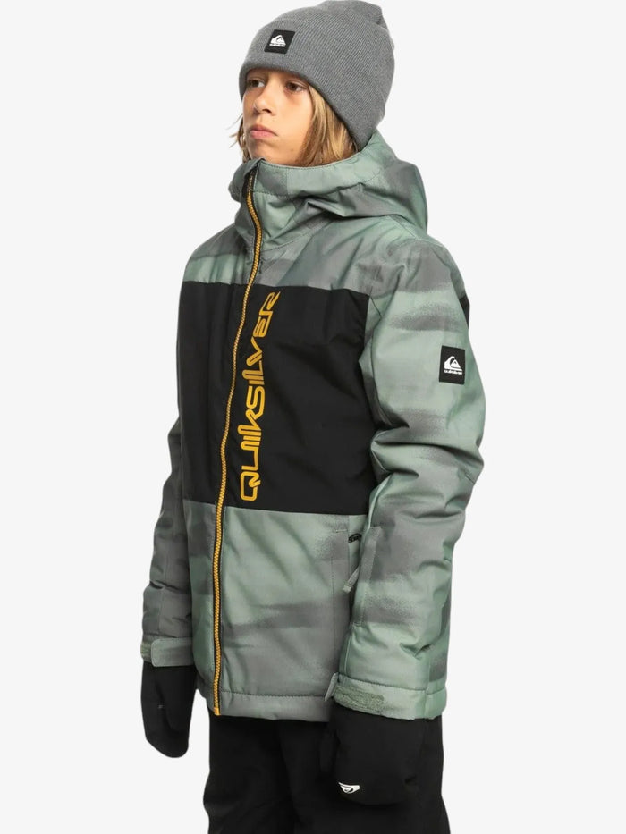 Campera Niño Snow Quiksilver Side Hit Niño Verde Amarillo