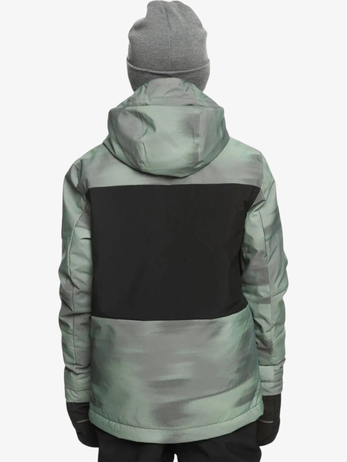 Campera Niño Snow Quiksilver Side Hit Niño Verde Amarillo
