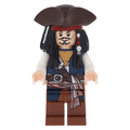 Captain Jack Sparrow with Tricorne and Blue Vest