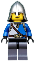 Castle - King's Knight Blue and White with Chest Strap and Crown Belt