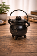 Celtic Design Cast Iron Cauldron and Incense Burner