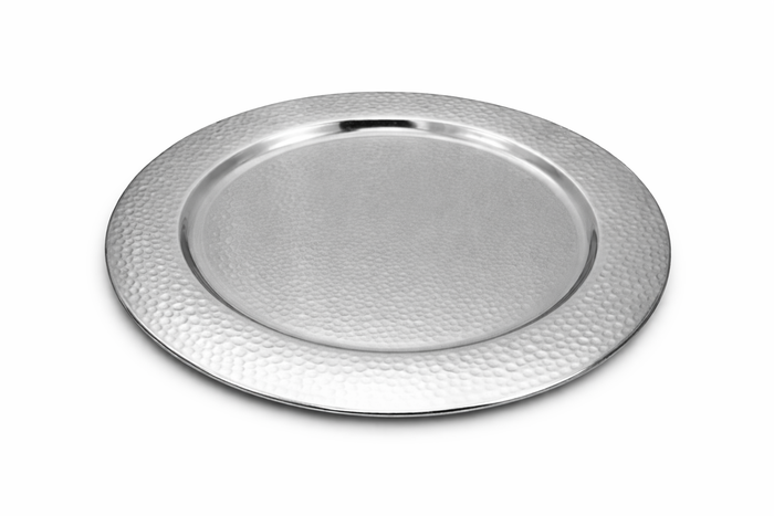 Charger Plate | Decorative Finish | 13 Inch Deep | Indian Thali Serving Plate