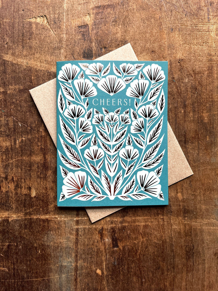 "Cheers" Greeting Card
