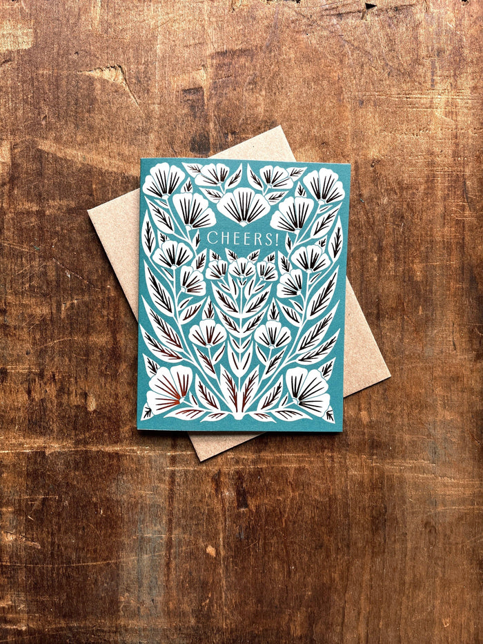 "Cheers" Greeting Card
