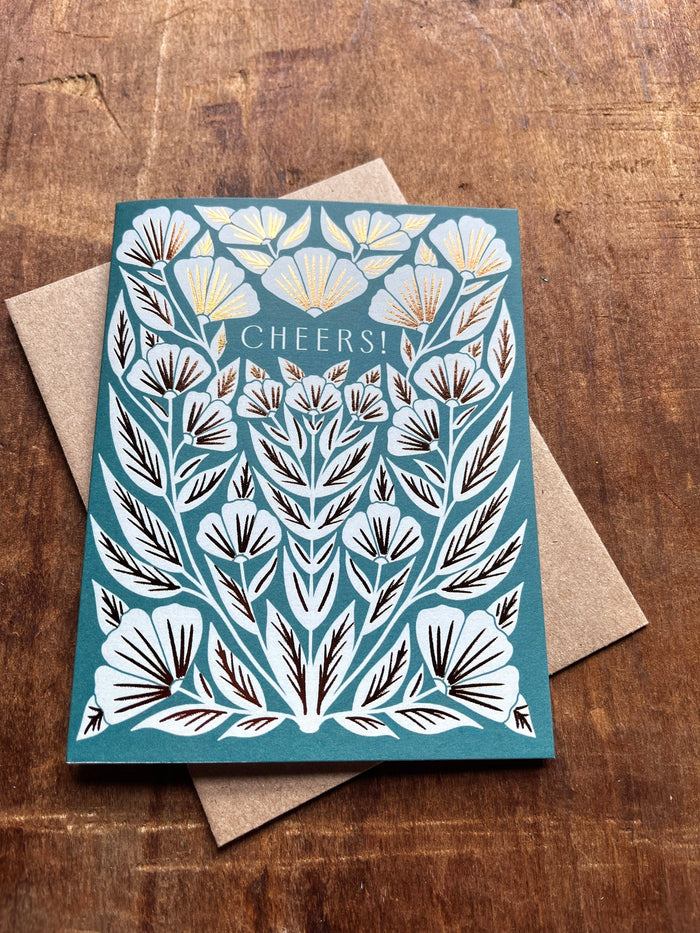 "Cheers" Greeting Card