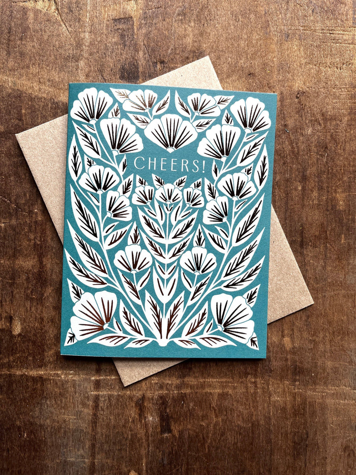 "Cheers" Greeting Card