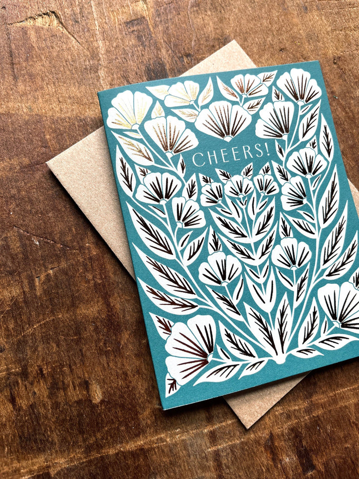 "Cheers" Greeting Card