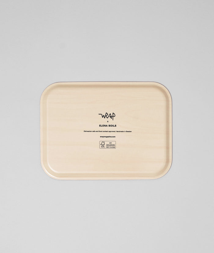 Cherries Small Rectangle Serving Tray