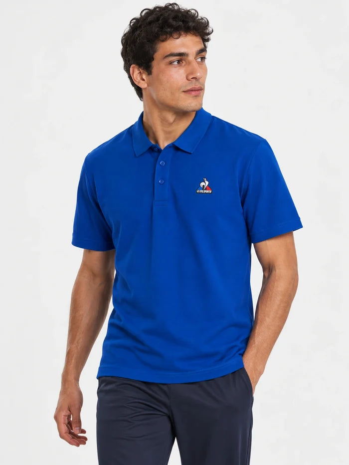 Chomba Le Coq Sportif Polo Pique Essentiel Azul Francia — vista principal