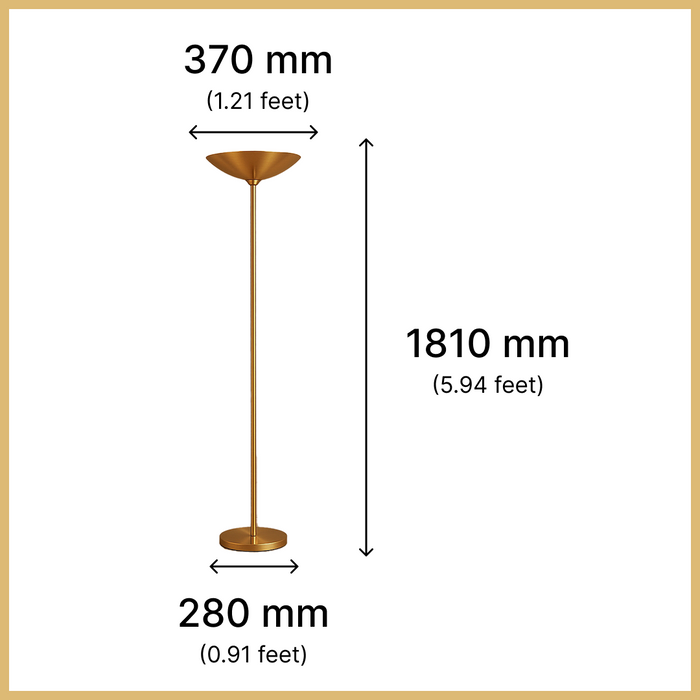 Classic Brass Uplight