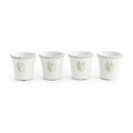 Classic Rabbit Mini Pots - Set of 4 Concrete Graywash Planters Napa Home & Garden