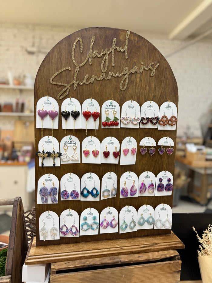 Clayful Shenanigans Earings