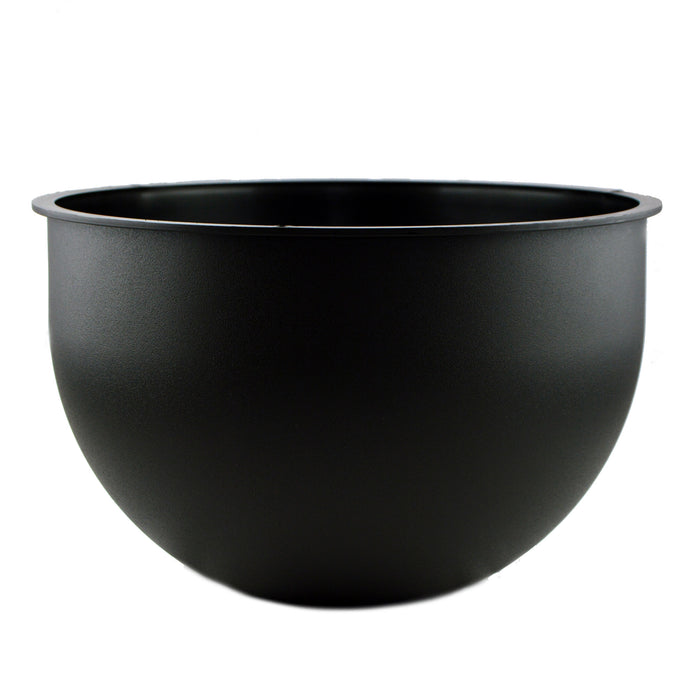 Clymer Small Hanging Bowl Plastic Planter - 10 in x 10 in x 6.5 in - Black - Black,10 in x 10 in x 6.5 in
