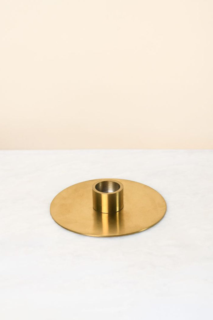 Concentra Brass Finish Tealight Candle Holder - [Small/Medium/Large]