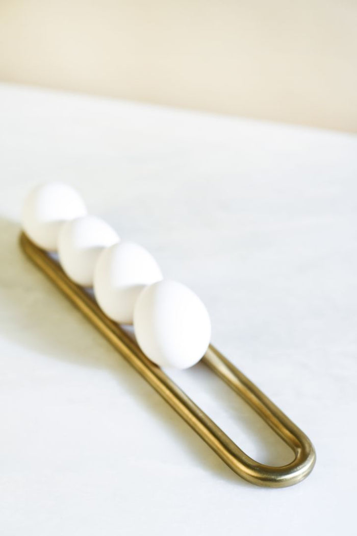 Continuous Loop Burnished Brass Countertop Organizer