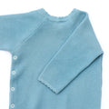 Cotton Baby Jumper with Side Buttons for 0-6 Months