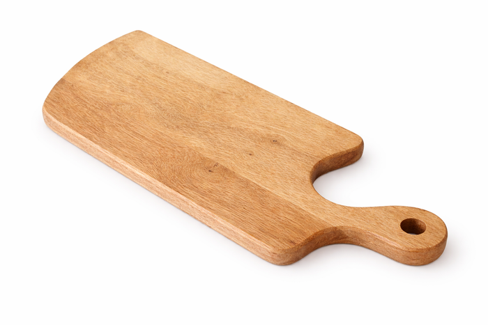 Curved Edge Mango Wood Chopping & Serving Board | Elegant Design – 38x15x1.8cm